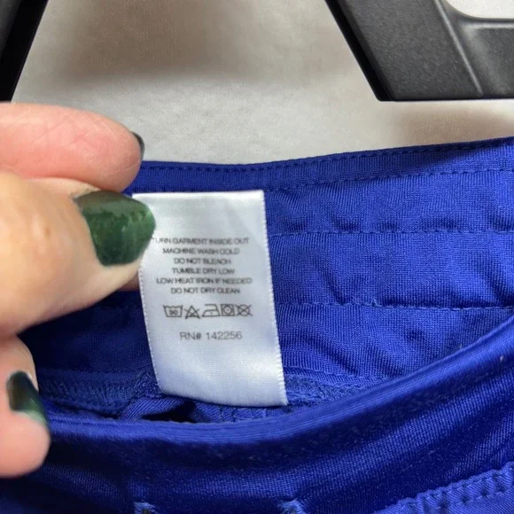 FIGS Women's Scrub Pants Cobalt Blue Drawstring Waist Cargo Pocket Comfort - Picture 5 of 10